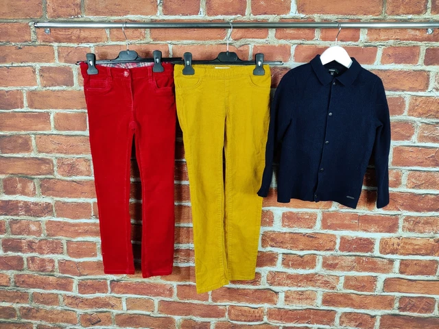 Girls Bundle Age 7-8 Years Next H&M M&S Cord Trousers Knit Cardigan Jumper 128Cm