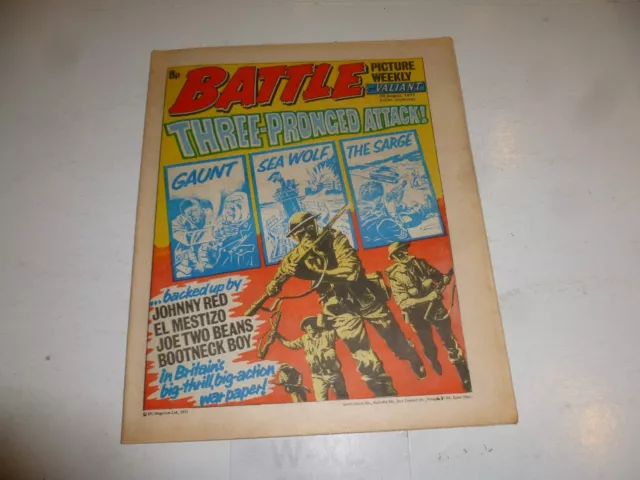 BATTLE PICTURE WEEKLY & VALIANT Comic - Date 20/08/1977 - UK Paper Comic