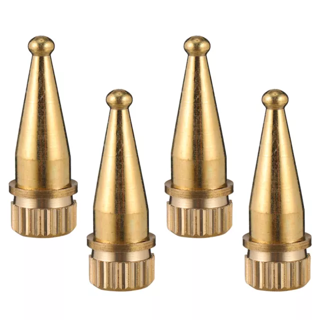 4 piezas Pies de altavoz Pies de cobre Para accesorios Trompeta
