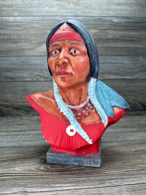 Vintage Ceramic Native Indian Head