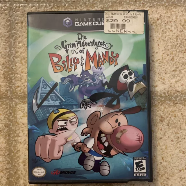 Grim Adventures of Billy & Mandy (Nintendo GameCube, 2006) no manual tested