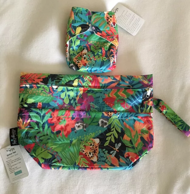 New Lalabye Baby Amazonia New Born Diaper & Quick trip Wet/dry Bag