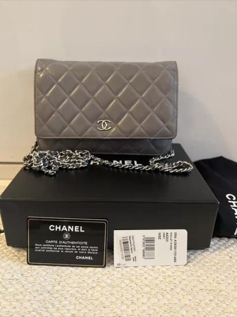 Authentic Chanel Wallet on Chain WOC brand new full set new design 22A  Metiers D’art GHW gold mini small hardware classic flap bag