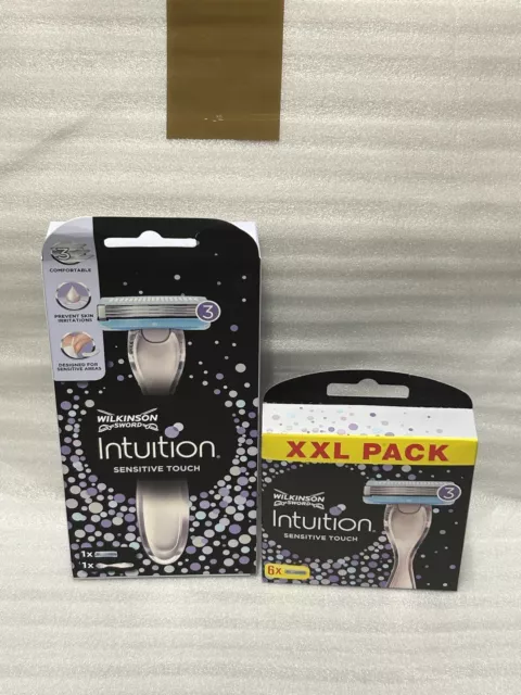 Wilkinson Sword Intuition Sensitive Touch RasiererSET!Rasierer+7 Klingen!NEU&OVP