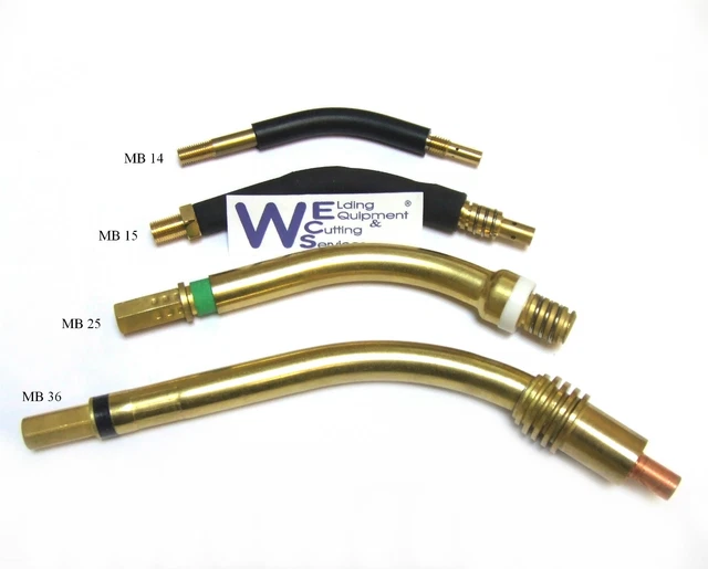 MB25 MIG WELDING TORCH LANCE 25AK EURO FIT GAS GASLESS 4M CABLE W/ TIPS