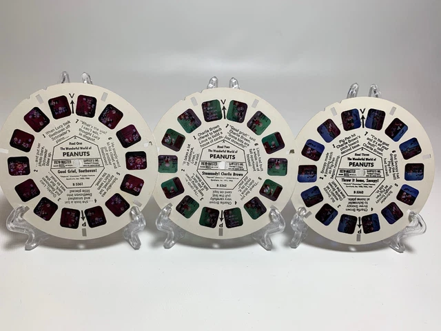 The Wonderful World of Peanuts kids VIEW-MASTER viewmaster reels vintage finder