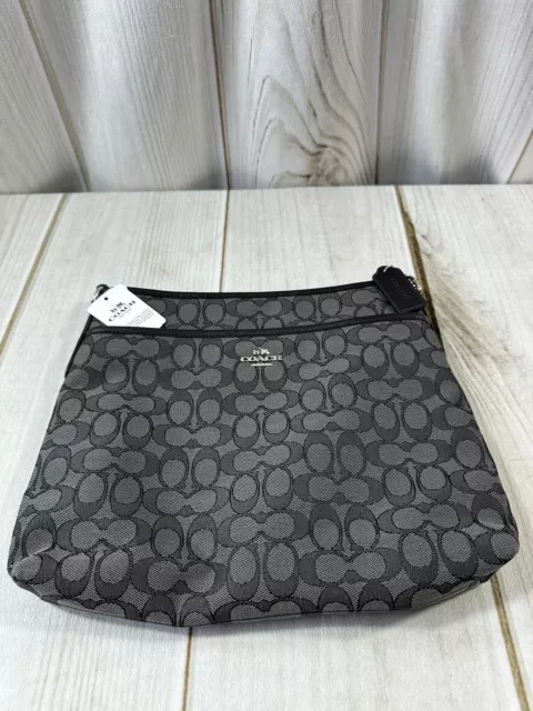 Coach outline sales zip file crossbody
