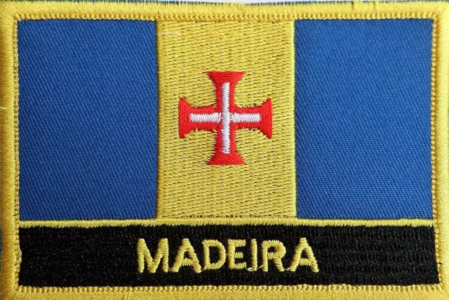 Portugal Madeira Flag Embroidered Patch - Sew or Iron on