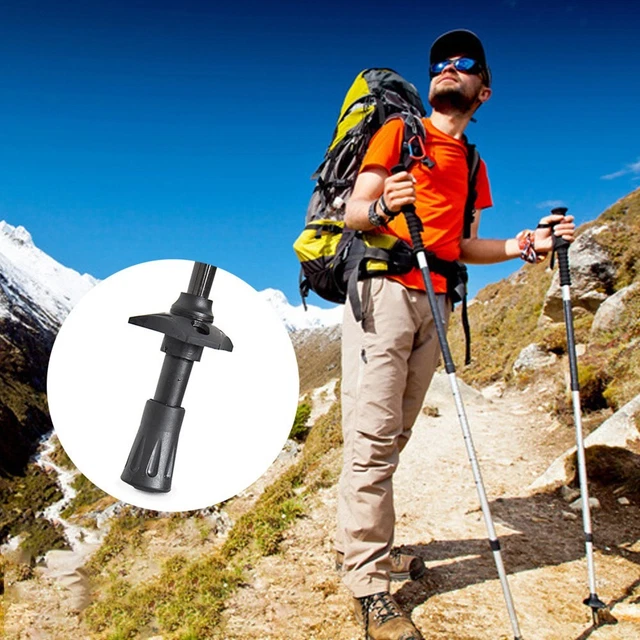 Set 4 Terminali In Gomma Per Bastoncini Nordic Walking, 10 Mm – Antiscivolo Per Asfalto, Trekking, Montagna