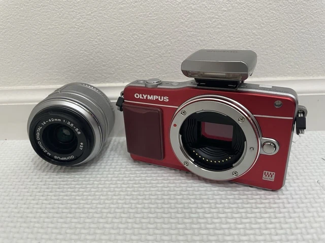 ☆☆赤ベロOK❕美品 完動品☆☆ OLYMPUS−PEN EE-2 WORKING GOOD Optical Olympus Pen E Pl2 Red With Lens $293.06