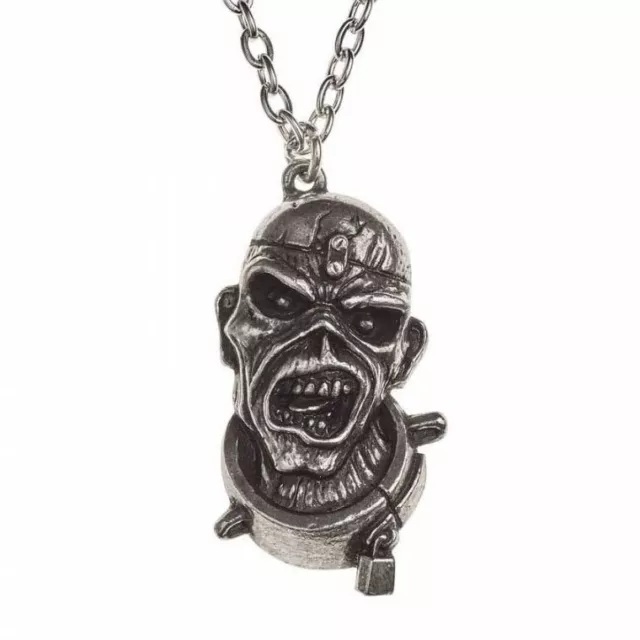 Alchemy Gothic Iron Maiden: Piece Of Mind Unisex Necklace • Local Stock • Gothic