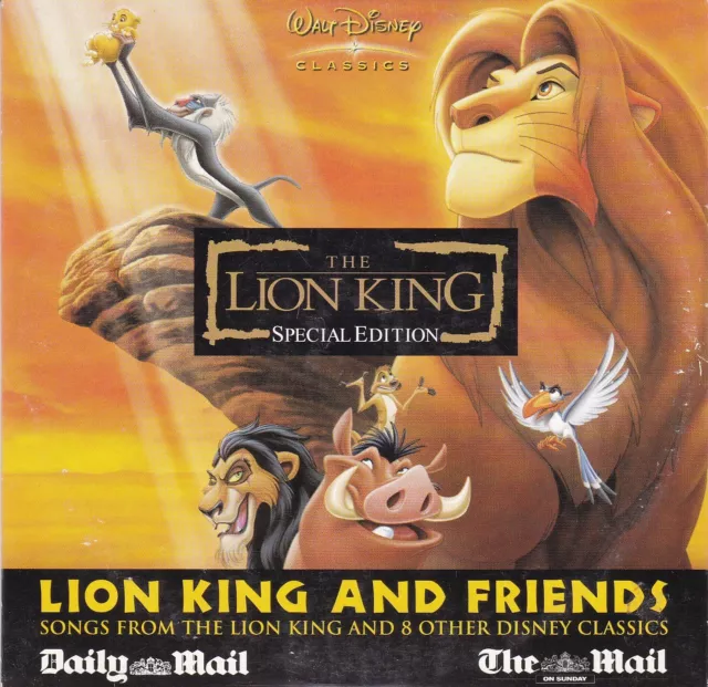 LION KING AND FRIENDS ( DAILY MAIL Newspaper CD )
