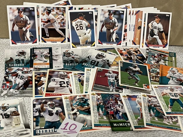 Sports Trading Cards Lot Vintage & Modern Mix Baseball Football NFL MLB   L10