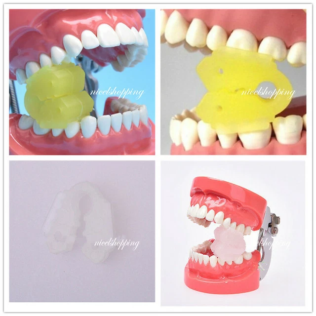 DENTAL BITE BLOCK Autoclavable Oral Opener Occlusal Pad Split Mouth