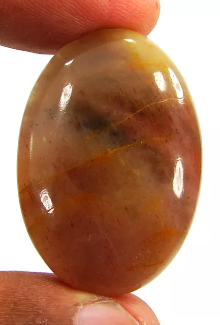 50.25 CT Naturale Sottile Sunstone Sfuso Gemma Cabochon Filo Avvolgere Pietra -