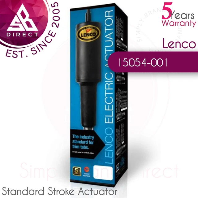 Lenco 5.7cm 101 Temps Standard Servomoteur 12V 5/16 "│ 15054-001 │ Pour Bateau