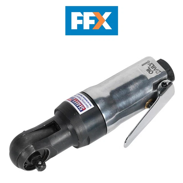 Sealey SA230 Air Ratchet Wrench 1/4"Sq Drive Super Stubby