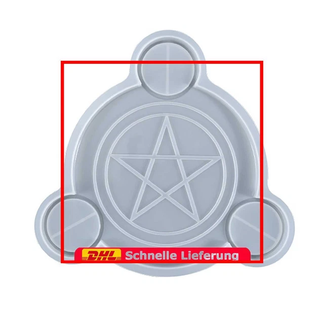 LIUCI Silikon-Gie?formen ? Epoxidharz-DIY-Gie?formen, Mondphasen-Kerzenhalter, U