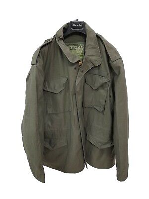 Virginia military giubbotto parka Army jacket uomo men tg XL vintage  90s verde