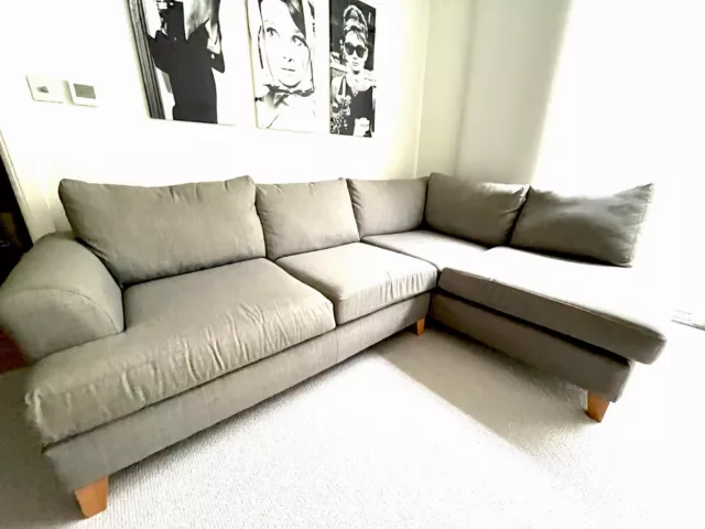 DFS CAPSULE GREY Corner Sofa Excellent condition L shaped right