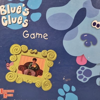 BLUE’S CLUES GAME Nick Jr University Games Vintage Kids Cartoon
