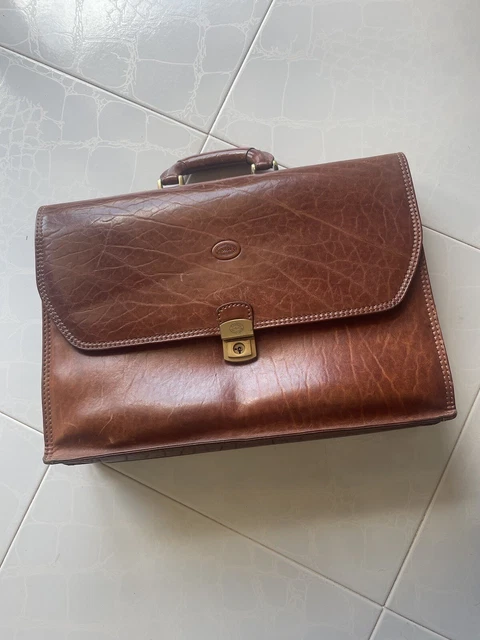 BORSA DA LAVORO Vera Pelle ADPEL Pellettieri Italiani EUR 98,00