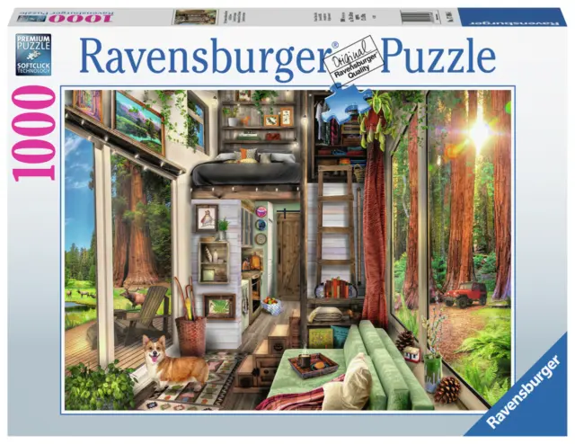 Ravensburger Puzzle*1000 Teile*Redwood Forest Tiny House*Rarität*Ovp