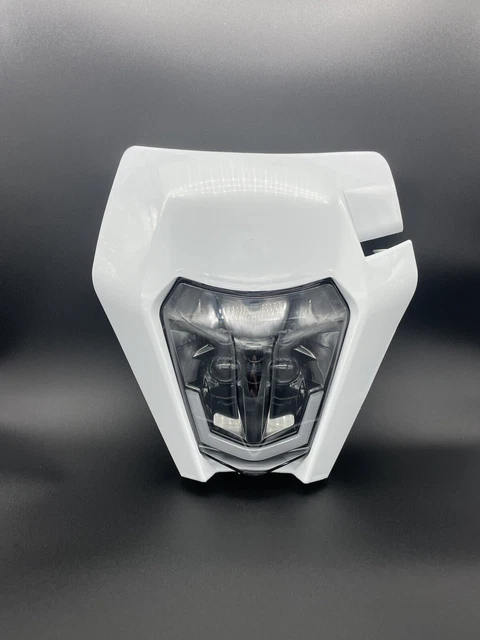 Ktm Exc Led Scheinwerfer Mit E Nummer LED SCHEINWERFER LICHTMASKE KTM EXC SMC Husqvarna mit E-NUMMER!! EUR