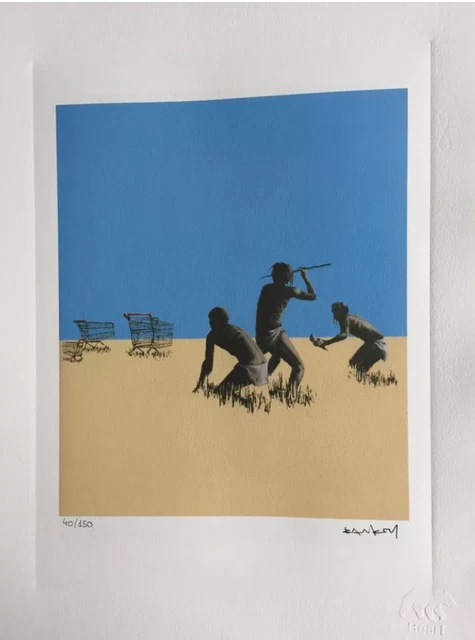 BANKSY Original Art Edition Lithographie Signée Numérotée /150 