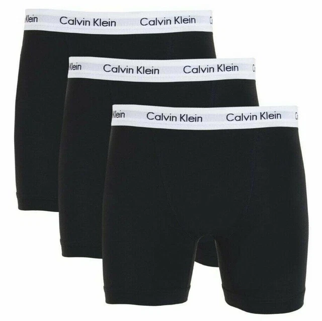 CALVIN KLEIN MENS Boxers Trunks 3 Pack Classic Fit Briefs Low Rise