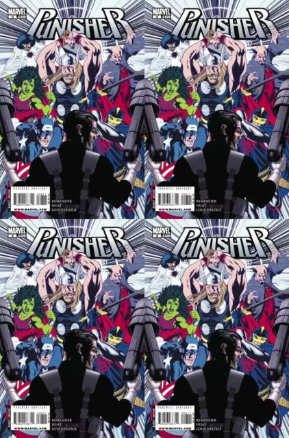 Punisher #8 Volume 8 (2009-2010) Marvel Comics - 4 Comics