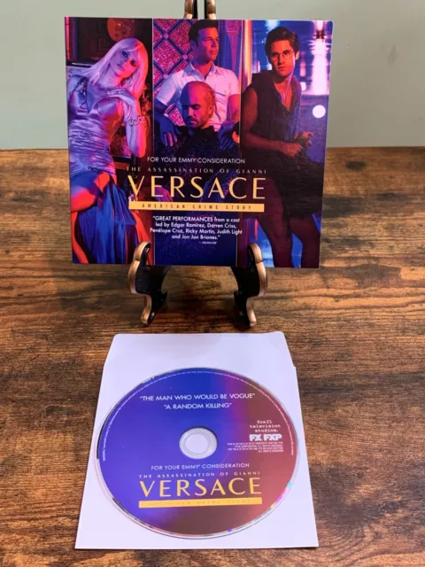 VERSACE American Crime Story 2018 Emmy FYC FXP DVD 2 Episodes ONLY