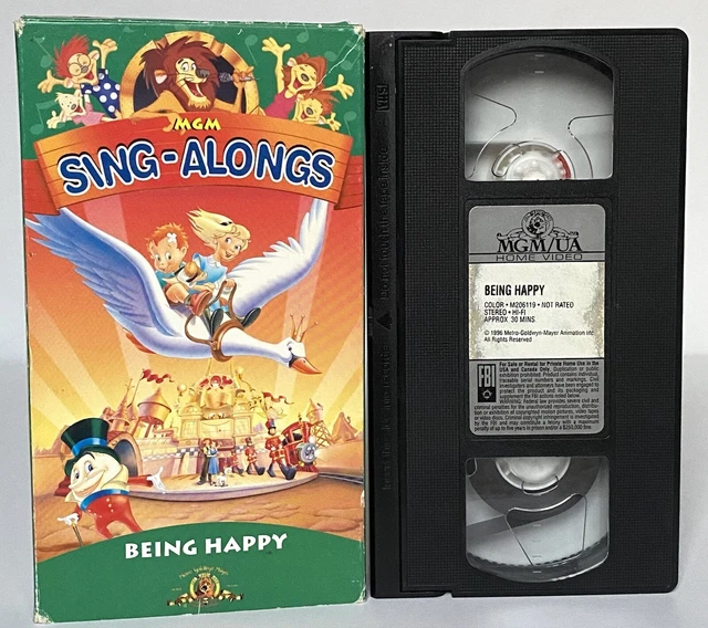 MGM SINGALONGS BEING HAPPY (VHS, 1996) 7.99 PicClick