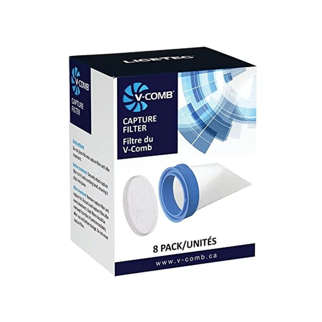 V-Comb Capture Filter Refill - 8 Head Lice and Nit Capture Filters - Requires...