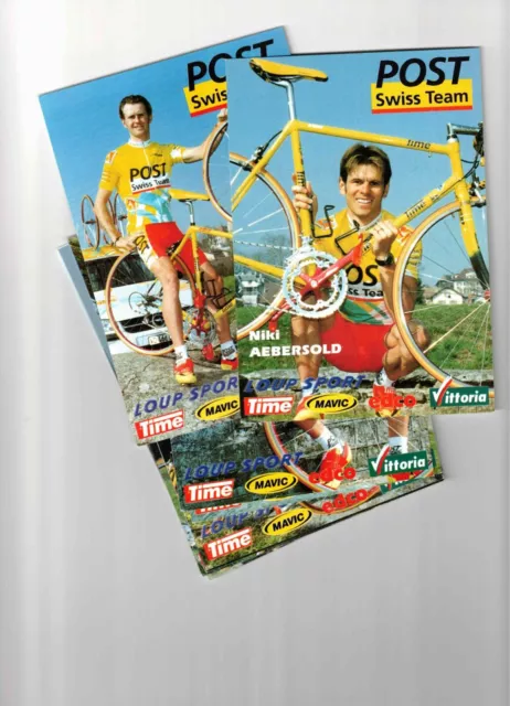 Cyclisme Carte Post Swiss 1997