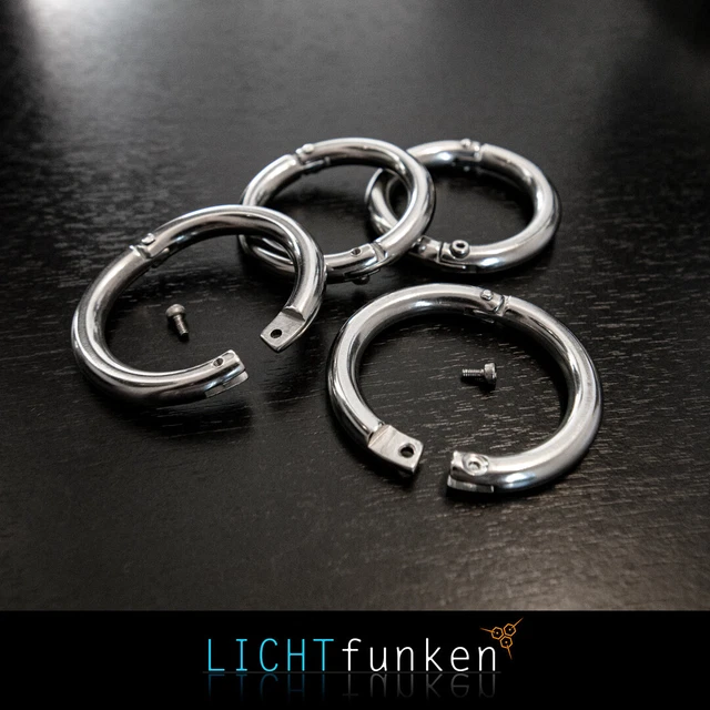 ACECHANNEL Edelstahl-Halsband Mit Schloss – Massiv, Verstellbar & Mit Abnehmbarem O-Ring