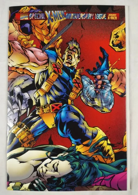 X-Men #50 Special Anniversary Issue (1995 Marvel) Comic Book, Cable Wrap Variant