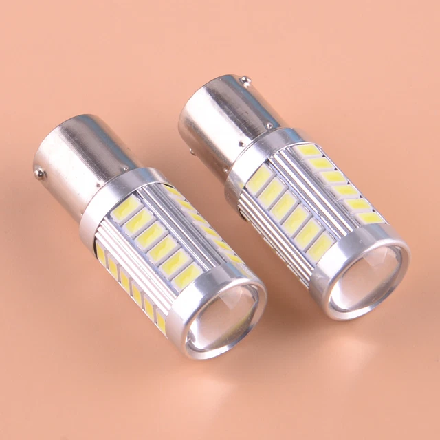 2pcs LED Light Lamp Bulb Fit for Husqvarna Deere Lawn Mower Riding Tractor 1156