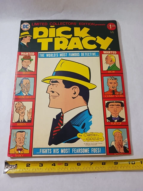 Dick Tracy 1975 DC Limited Collectors Edition C-40 Chester Gould Oversized Comic