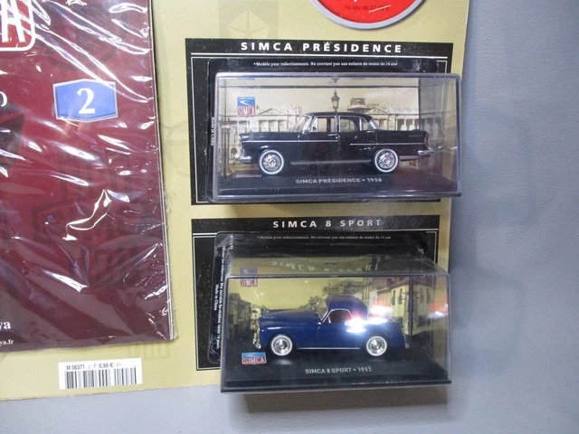 LG1891 ALTAYA Belles Années Simca 2 3  1/43 Voiture Présidence 1958 8 Sport 1952 2