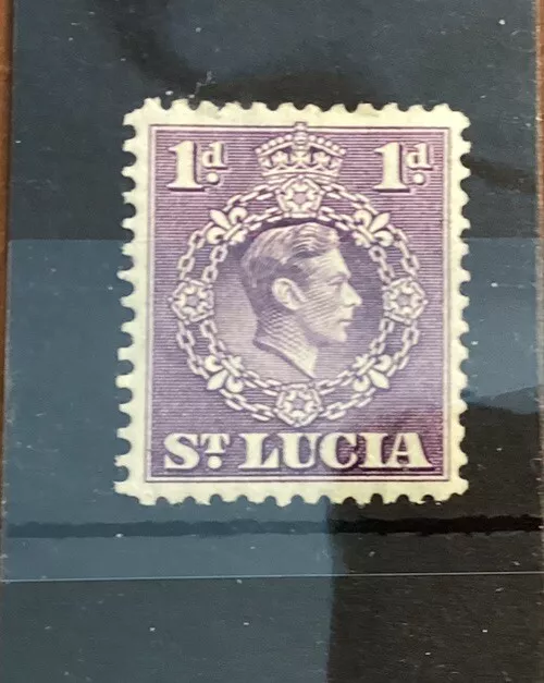ST LUCIA KGVI 1938 SG129. KGVI 1d. VIOLET, MOUNTED MINT