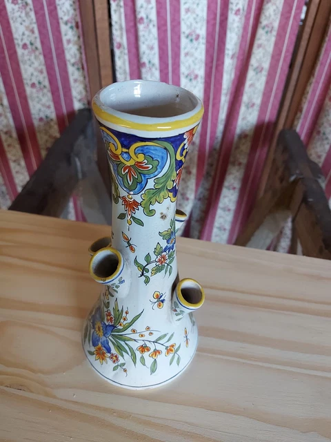 Vase soliflore en verre fait main (23 x 23 x 97 cm) - Deco maison et