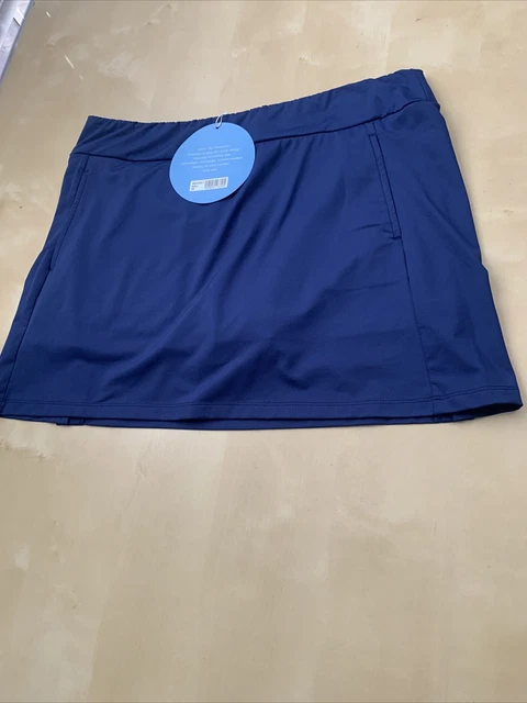 San Soleil Sunglow Ladies Navy Medium Golf tennis skort NEW NWT 900208