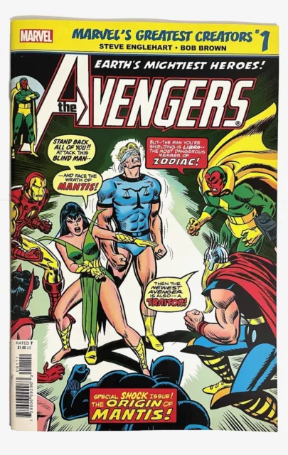The Avengers Origin Of Mantis True Believers #1 2019 Marvel Comics Nm