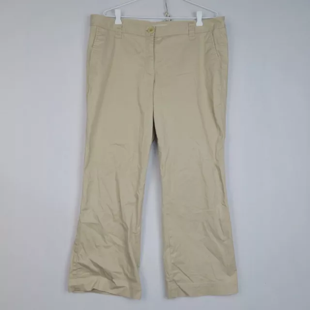 Country Road Womens Chino Pants Size 16(AU) or 36W 26L Beige Straight Relaxed