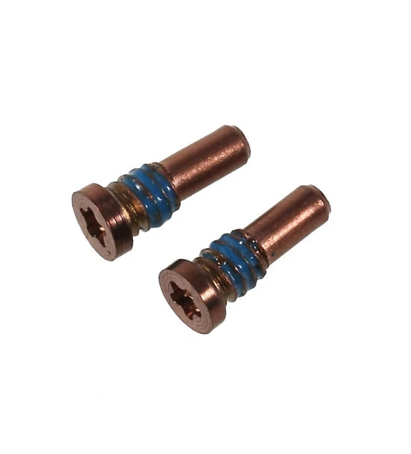 2 x iPhone 8 8+ 8 SE Plus Pentalobe LCD Schrauben Screws Gold/Rose