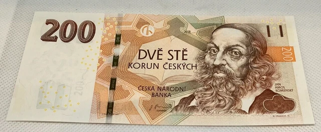 Czech Republic 200 Korun (P19) 2018 Unc