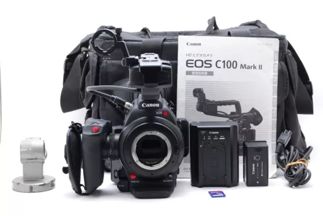 *NEAR MINT* Cámara de cine Canon EOS C100 Mark II Cuerpo de doble píxel...
