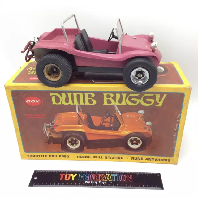 Cox Dune Buggy #3700  - Metallic Purple Gas Powered Untested (As-Is) With Box