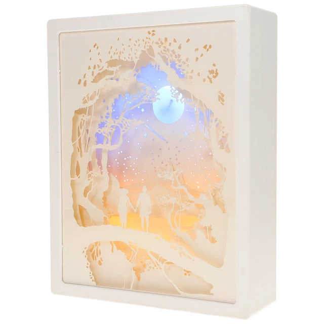 LIGHT AND SHADOW Paper Carving Lamp Plastic Lovers LED Night 16 99 Light and shadow paper carving lamp plastic lovers led night 16 99
